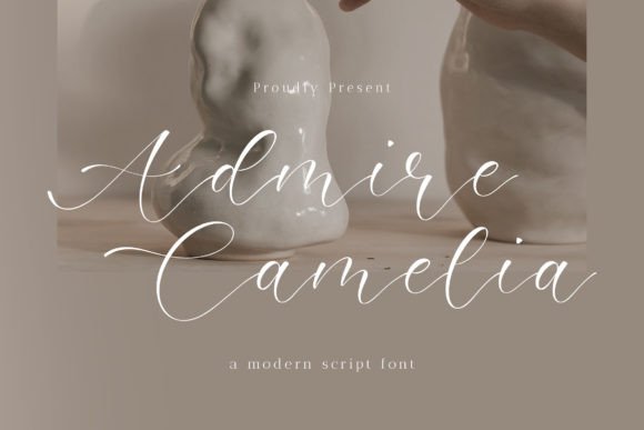 Admire Camelia: A Feminine Script Font for Modern Branding Projects