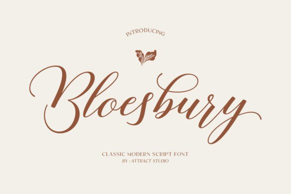 Bloesbury: A Sophisticated Handwritten Font for Modern Marketing Design