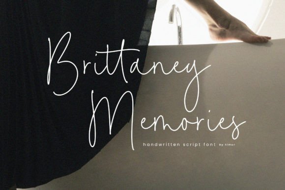 Brittaney Memories: The Handwritten Font That Elevates Campaign Visuals