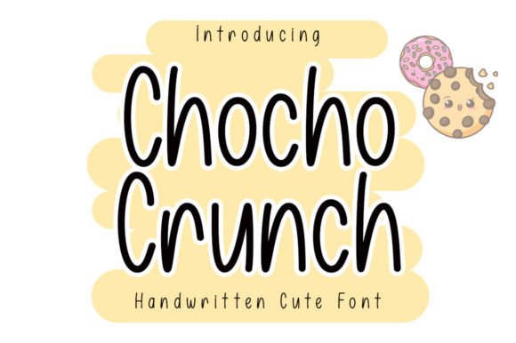 Chocho Crunch: A Handwritten Font That Elevates Small Business Branding