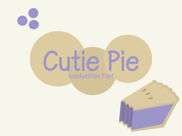 Cutie Pie: The Adorable Script Font That Elevates Cute Branding Projects