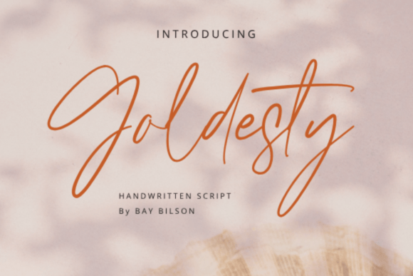 Enhance Your Brand with Goldesty: A Script Font for Business Elegance