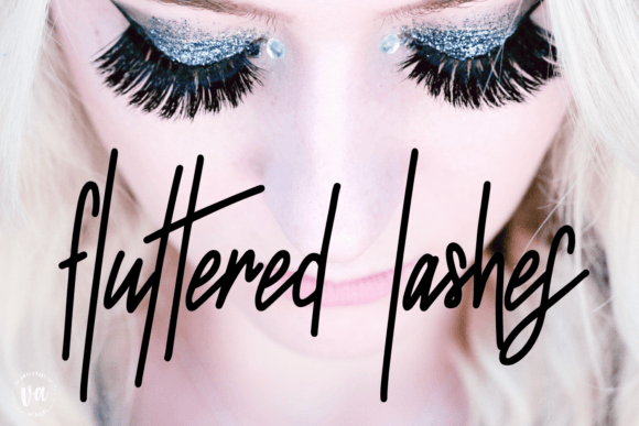 Fluttered Lashes: A Handwritten Font That Elevates Campaign Visuals