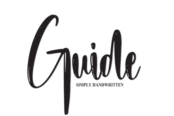 Guide Font Review: A Handwritten Script with Timeless Elegance