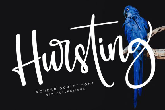 Hursting: A Stylish Handwritten Font for Modern Web Design Projects