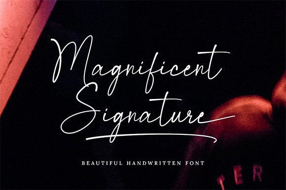 Magnificent Signature: A Designer’s Review of This Elegant Handwritten Font