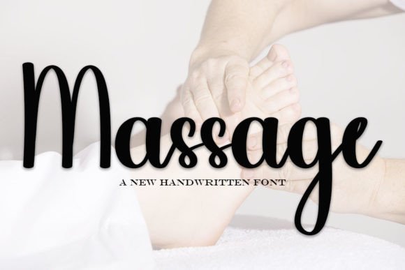 Massage: A Handwritten Font for Elegant Editorial Design