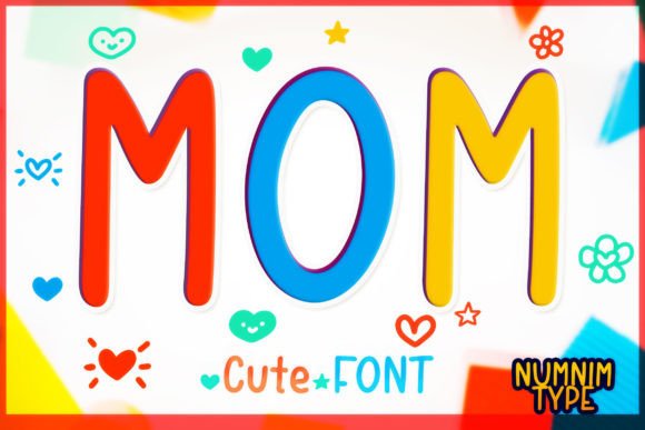 Mom: A Joyful Handwritten Font for Web Designers and Digital Creators