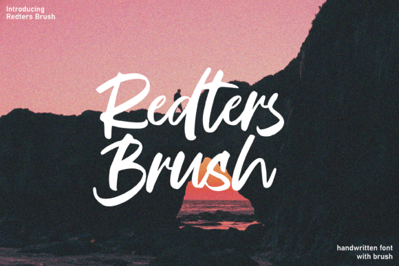 Redters Brush: A Handwritten Typeface with Digital Personality