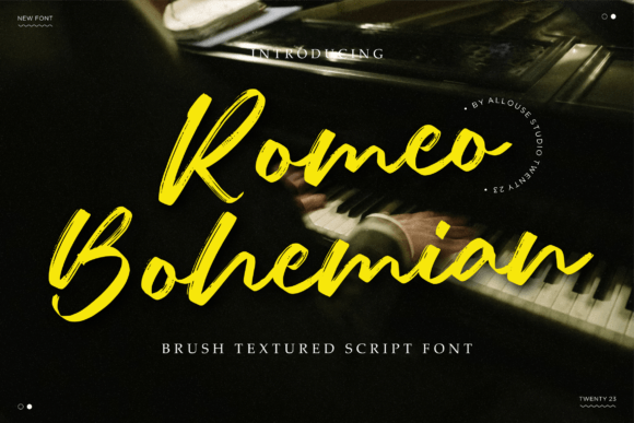 Romeo Bohemian: A Versatile Script Font for Modern Editorial Design