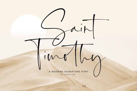Saint Timothy: The Script Font That Elevates Campaign Typography