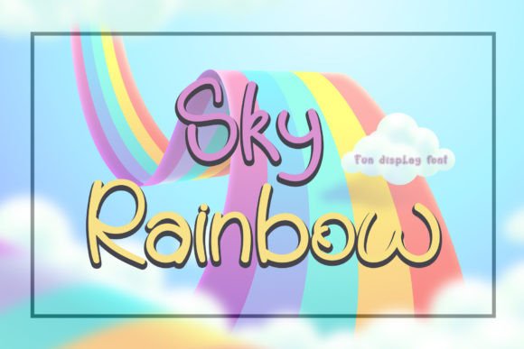 Sky Rainbow: A Handwritten Font for Natural Branding Touches