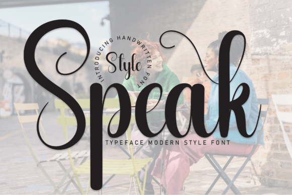 Speak Font: A Sweet, Handwritten Typeface for Business Branding