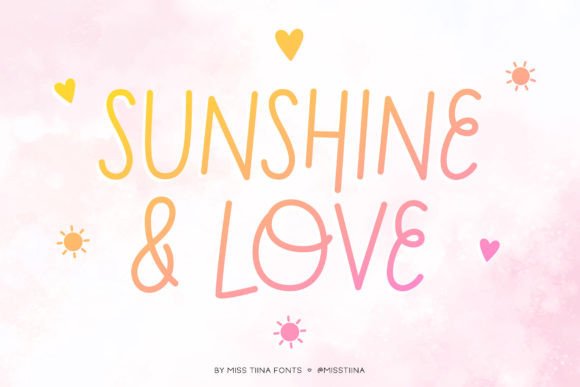 Sunshine and Love: A Cheerful Font for Branding That Sparks Joy