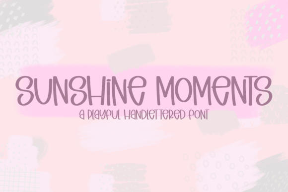 Sunshine Moments: A Quirky Typeface for Branding with Personality