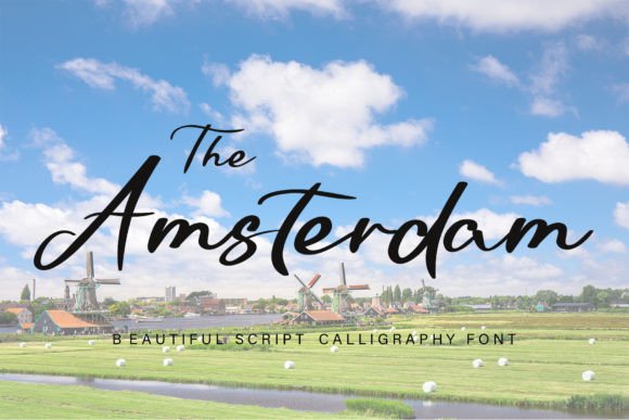 The Amsterdam: A Handwritten Font for Warm, Approachable Campaigns