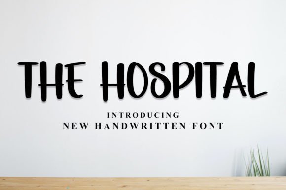 The Hospital: A Bold Handwritten Font for Dynamic Web Design