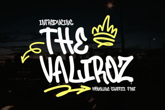 The Valiroz: A Sleek Monoline Font for Professional Branding