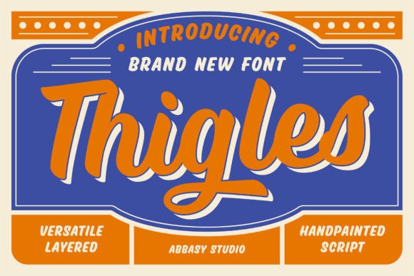 Thigles: A Handwritten Font That Brings Charm to Craft and Commercial Projects