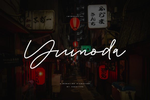 Yumoda Font: Elevating Web Design with Stylish Script Typography